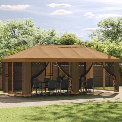  Okvir za gazebo 6 x 3 m Crna Čelik Cijene