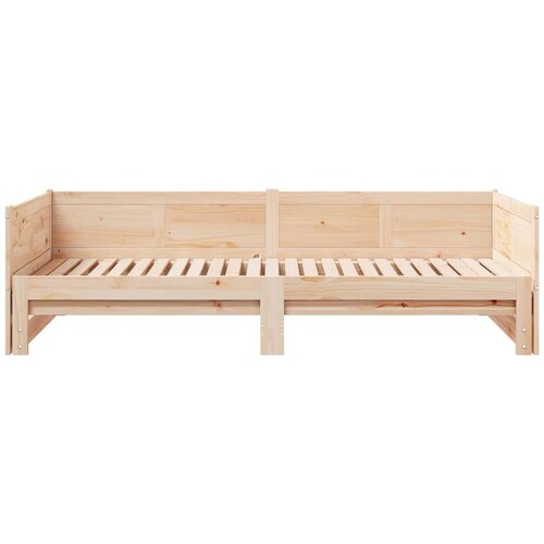  Krevet za povlačenje za dan Smeđa 203,5 x 184 x 56,5 cm Slike