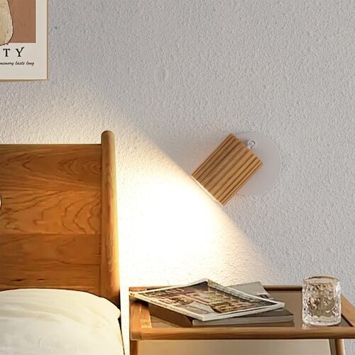  Brilagi - Zidna spot svetiljka MODERN WOOD 1xGU10/8W/230V drvo/bela Slike