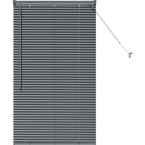 vidaXL Venecijanske žaluzije Temno siva 130 x 75 cm Aluminij, (5000178472) Cene
