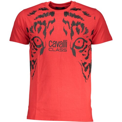 Cavalli Class MEN&#39;S SHORT SLEEVE T-SHIRT RED Cene