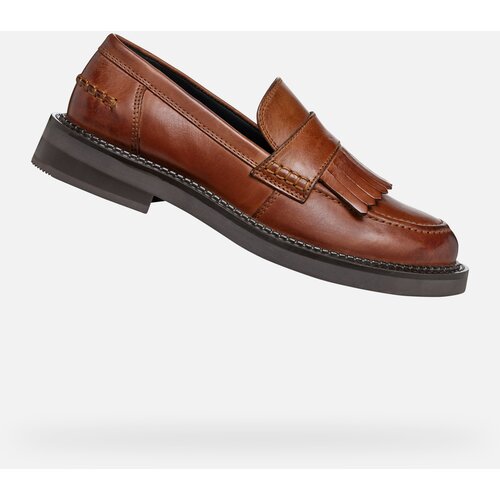 Geox Light brown women&amp;#039;s moccasins Serilda - Women&amp;#039;s Slike