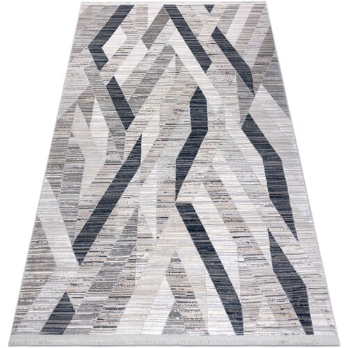 RugsX Preproge Preproga REBEC sodobni Strižice 51166B Geometrija 80x150 cm Modra Cene