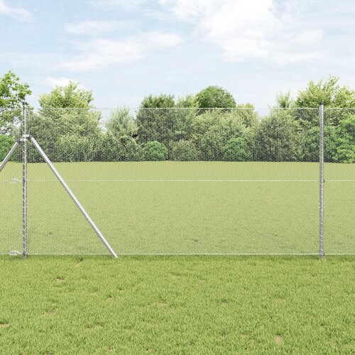 vidaXL šesterokotna ograja 1,4x50 m pocinkano jeklo Cene