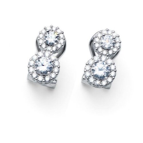 Oliver Weber best double 925ag zircon mindjuše sa swarovski kristalima ( 62136 ) Cene