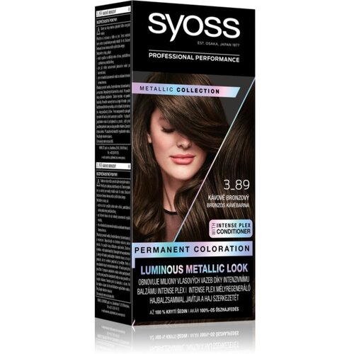 Syoss Color Metallic Collection trajna boja za kosu nijansa 3-89 Bronze Coffee 1 kom Cijene