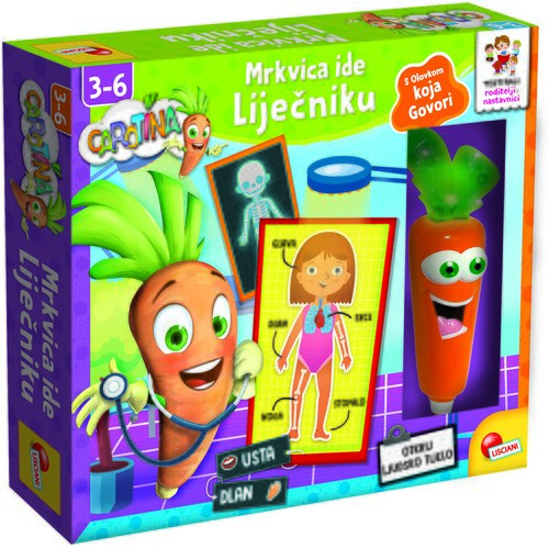 Lisciani Edukativna igra Carotina - Mrkvica ide kod doktora Cene