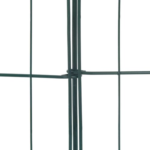 VidaXL Set ograde za ribnjak 8 pcs Zelena 50 x 80 cm Čelik Slike