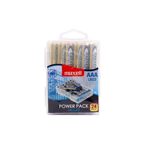Maxell alkalne baterije LR-3/AAA, 24 komada, box Slike