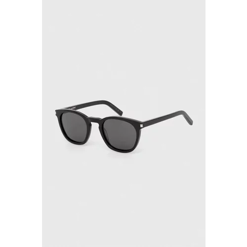 Saint Laurent Sončna očala črna barva, SL 28