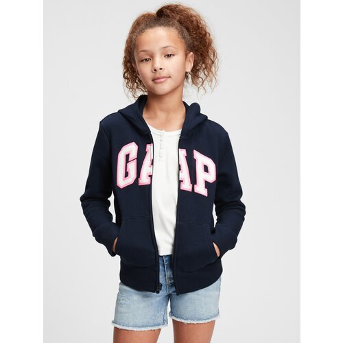 GAP Kids Sweatshirt Logo zip hoodie - Girls Cijene