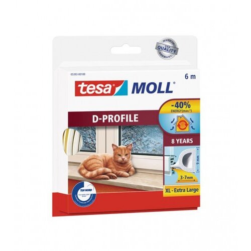 Tesa Digtung za prozore MOLL D-profil bijeli 6m Cijene
