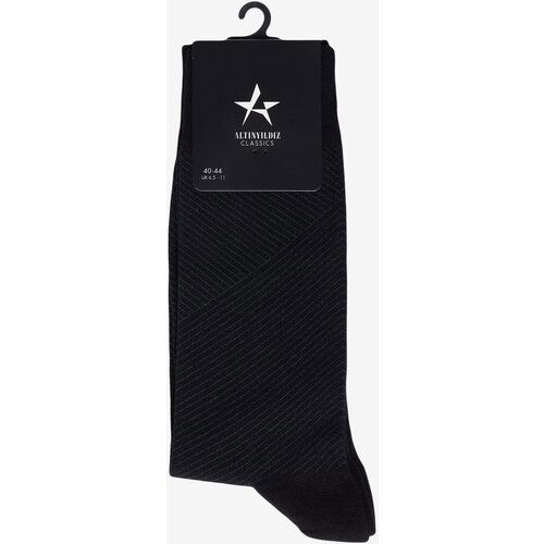 Altinyildiz classics men's black-grey patterned bamboo cleat socks Slike