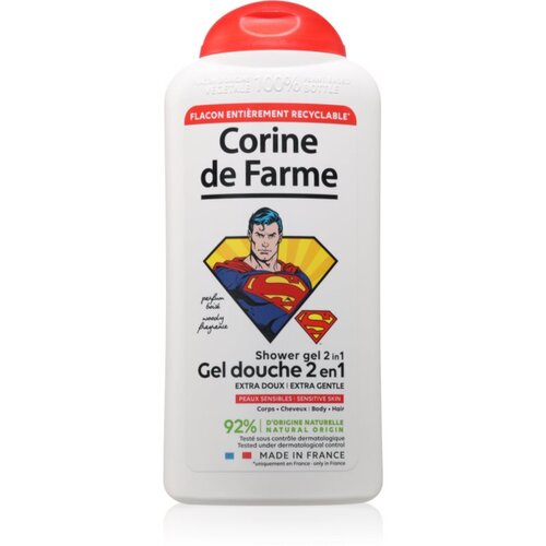 Corine De Farme Shower Gel 2 in 1 Frozen gel za prhanje 2 v 1 Superman 300 ml Cene