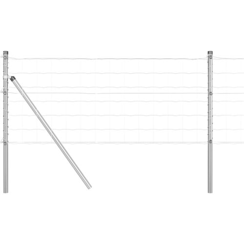 vidaXL Euro Fence z 7 stebri 0.8x10 m cinkano jeklo Cene