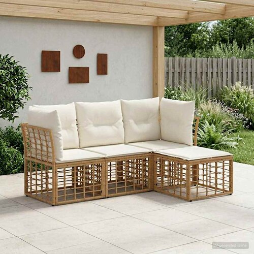 Set vanjskih sofa Prirodna Poliester Cijene