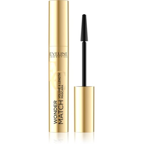 Eveline Cosmetics Wonder Match maskara za volumen in goste trepalnice odtenek Black 7 ml Cene