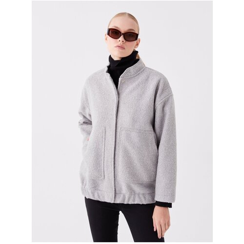 LC Waikiki Women&amp;#039;s High Neck Straight Oversize Cachet Coat Slike