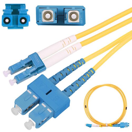 Extralink patchcord sc/upc-lc/upc, sm, G652D, duplex, 3.0mm 1.0m Cene