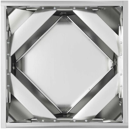  Sadilica 2 pcs Srebrno 40 x 40 x 40 cm Cinkani čelik Slike