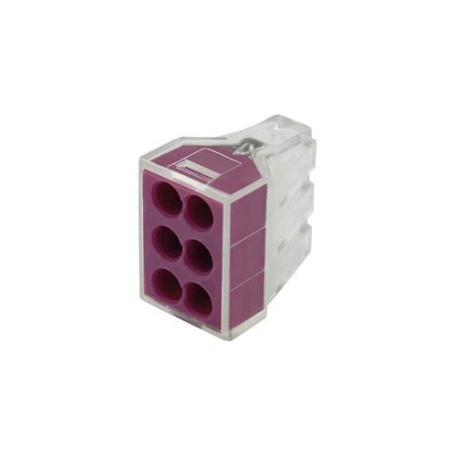 Konektor brzi za pune vodiče 6-struki 0,75-2,5mm2 10/1 Slike