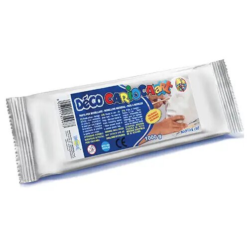 Carioca Glina za modeliranje bele barve 1000g – Cene