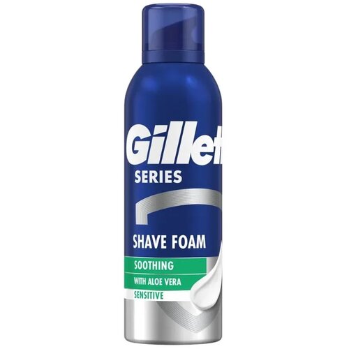 Gillette Pena za brijanje Series Sensitive, 200 ml Slike