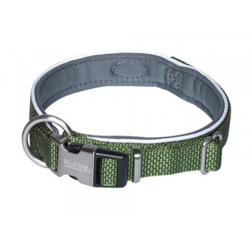 Nobby dog ogrlica clas.preno royal m/l 45-55cm zelena Slike