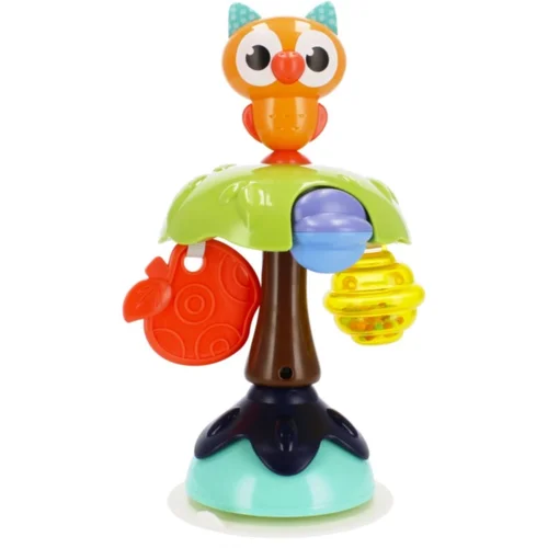 BamBam Suction Cup Toy aktivnostna igrača s priseskom 6m+ Owl 1 kos