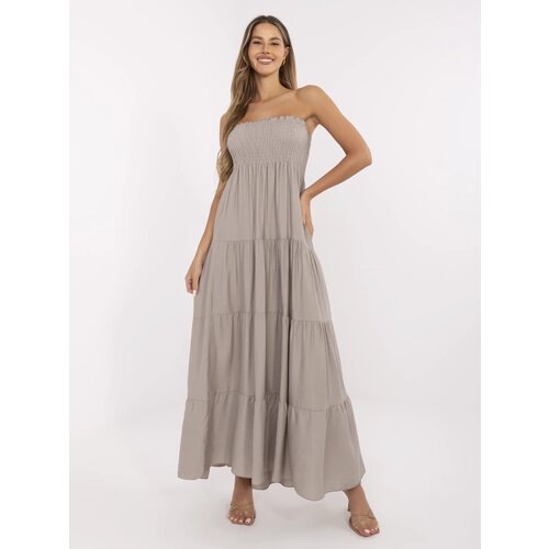 Italy Moda Dress-MI-SK-A2596.97-dark beige Cene