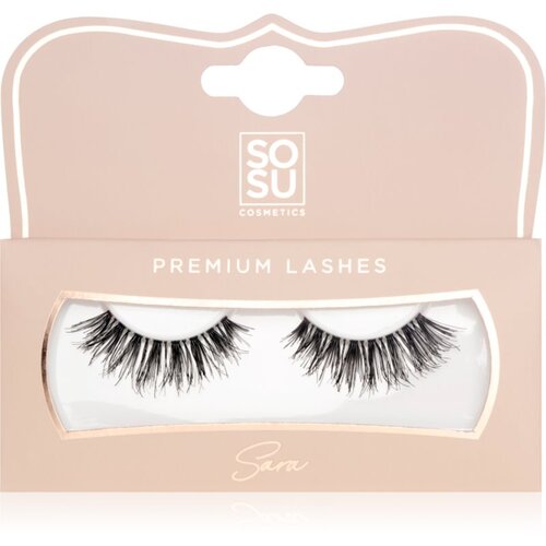 SOSU Cosmetics Premium Lashes umetne trepalnice odtenek Sara 1 kos Cene
