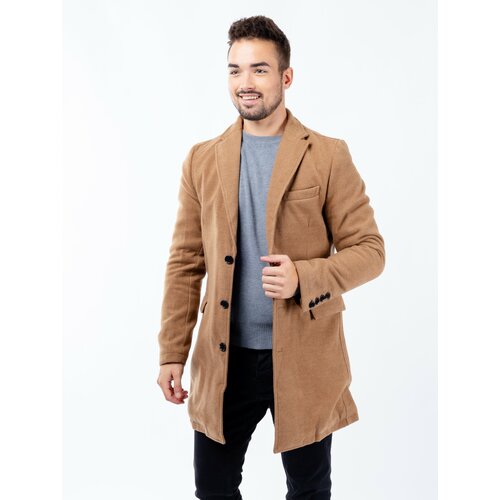 Glano Men's coat - brown Slike