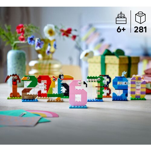 Lego iconic - birthday numbers (40807) Slike