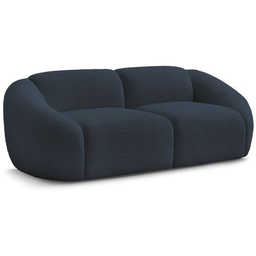 Bobochic Paris Tamno plava sofa od bouclé tkanine 230 cm Tina – Cijene