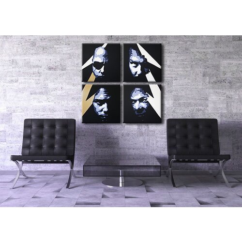  Ročno izdelana slika POP Art METALOBRAZI 4-delna  (POP ART) Cene