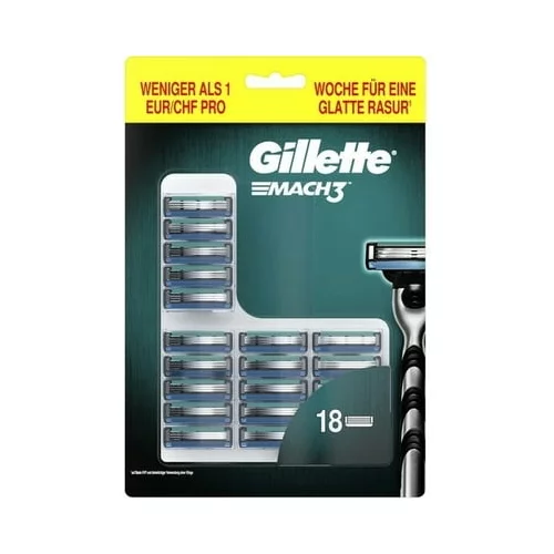 Gillette Mach3 glave za britje - 18 kosi