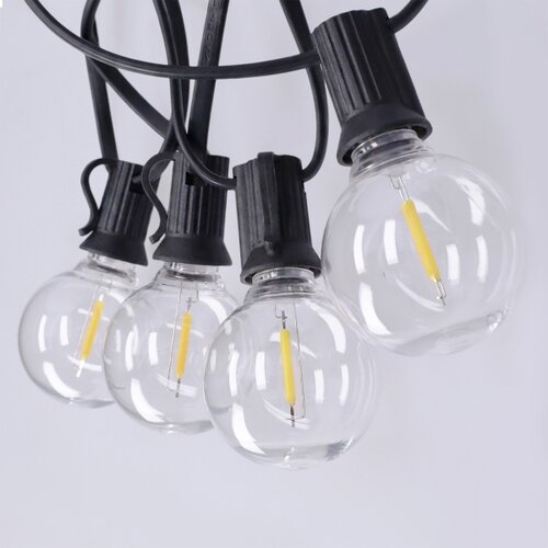  Brilagi - LED spolja&amp;scaron;nja dekorativna girlanda GIRLANDA 25xE12 20m crna IP44 topla bela Slike