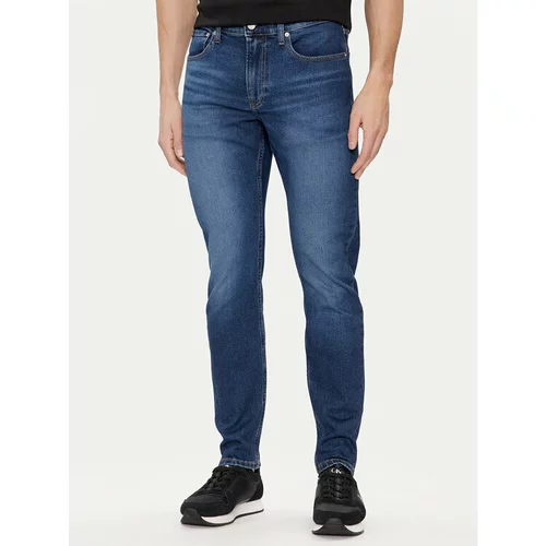 Calvin Klein Jeans Jeans hlače J30J324849 Mornarsko modra Slim Fit