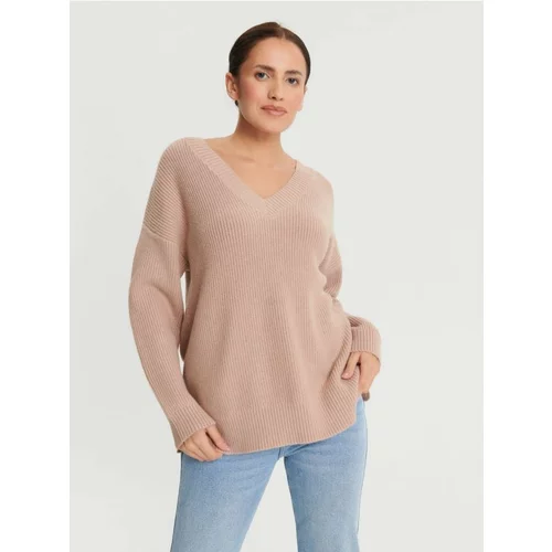 Sinsay ženski džemper od mekanog žerseja 4676F-08X