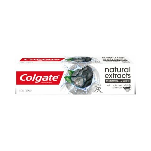 Colgate natural extracts sa aktivnim ugljem pasta za zube 75ml tuba Slike