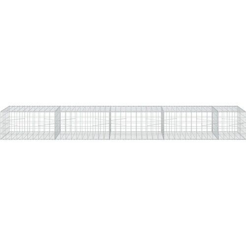  Gabion s žicom debljine 3 5 mm i mrežom 10x10 cm 450x100x50 cm - 100 cm 50 cm 450 cm Slike
