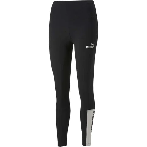 Puma POWER COLORBLOCK LEGGINGS Ženske tajice, crna, veličina