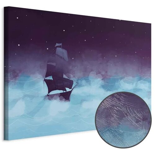  Slika - Night Waves (1 Part) Wide - Third Variant 90x60 Premium Print Cene