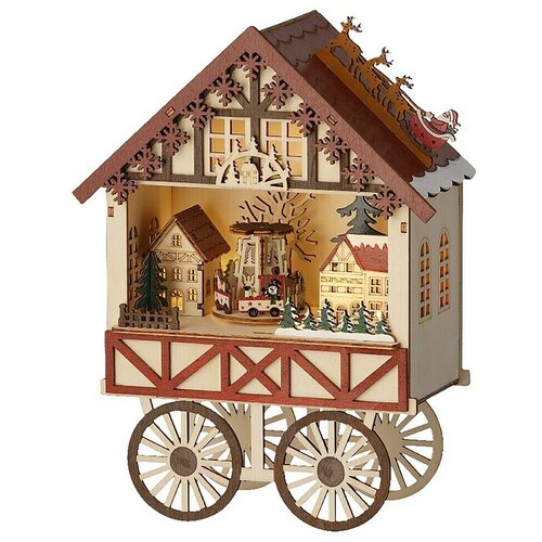  Božićna LED scena (D x Š x V: 10,3 cm x 20,5 cm x 27,5 mm, Na baterijski pogon) Cijene