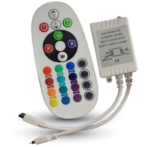  IR RGB kontroler za LED traku 24 tipke V-TAC Cene