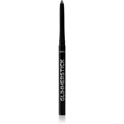 Avon Glimmerstick svinčnik za oči z intenzivno barvo odtenek Blackest Black 0,35 g