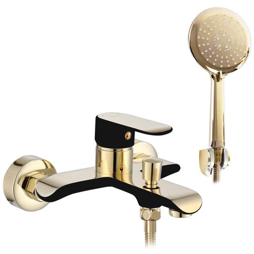 REA Bath Rea mije&amp;scaron;alica pipa za kadu BLOOM BLACK GOLD Slike