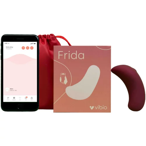 Vibio Frida - pametni klitorisni vibrator za ponovno polnjenje (rdeč)