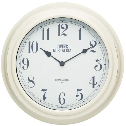 Kitchen Craft Krem za zidni sat Living Nostalgia, ⌀ 25,5 cm Slike