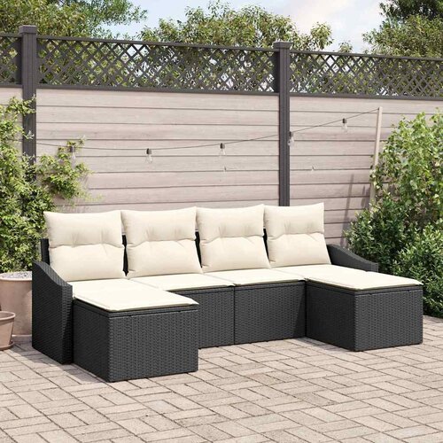  Set sofe 6 kom. Crna poliratan 233 x 117 x 85 cm Cene